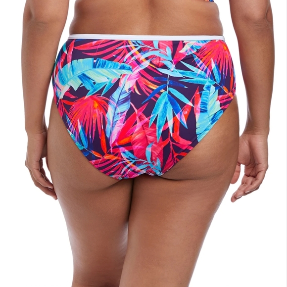 NWT Elomi Paradise Palm Swim Brief Bottoms, size 22 plus - Picture 2 of 7